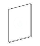 Geberit Selnova Square - Bočný panel pre asymetrickú vaňu, 415 mm, biela