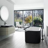 Duravit Happy D.2 Plus - Voľne stojaca vaňa, 180x80 cm, biela/graphit super matt