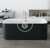 Duravit Happy D.2 Plus - Voľne stojaca vaňa, 180x80 cm, biela/graphit super matt