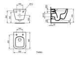 Ideal Standard i.Life S - Závesné WC RL+, Rimless, biela