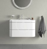 Duravit Happy D.2 Plus - Skrinka s umývadlom, 48x78x49 cm, 2 zásuvky, biela vysoký lesk