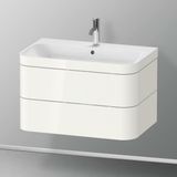 Duravit Happy D.2 Plus - Skrinka s umývadlom, 48x78x49 cm, 2 zásuvky, biela vysoký lesk