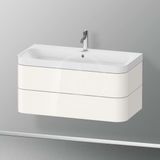 Duravit Happy D.2 Plus - Skrinka s umývadlom, 48x98x49 cm, 2 zásuvky, biela vysoký lesk