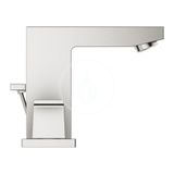 Grohe Eurocube - Umývadlová batéria s výpusťou, 3-otvorová inštalácia, supersteel