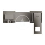 Grohe Eurocube - Sprchová batéria, kefovaný Hard Graphite