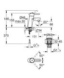 Grohe Concetto - Umývadlová batéria s výpusťou Push-Open, chróm