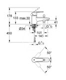 Grohe Eurostyle Cosmopolitan - Vaňová batéria, chróm