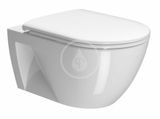 Sapho GSI Pura - Závesné WC, Swirlflush, ExtraGlaze, biela