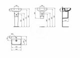 Ideal Standard i.Life B - Umývadlo 45x38 cm, s prepadom, otvor na batériu, biela