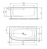 Ideal Standard Dea - Vaňa 150x75 cm, pravá, biela