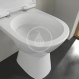 Villeroy &amp; Boch ViCare - Stojace WC, zadný odpad, Rimless, alpská biela