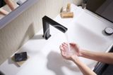 Hansgrohe Tecturis E - Umývadlová batéria s výpusťou, 2-otvorová inštalácia, CoolStart, EcoSmart+, matná čierna