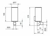 Ideal Standard IOM - Dávkovač mydla s držiakom, chróm