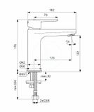 Ideal Standard Cerafine O - Umývadlová batéria, rosé