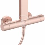 Ideal Standard ALU+ - Sprchový set s termostatom, priemer 26 cm, 2 prúdy, rosé