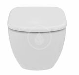 Ideal Standard Tesi - Závesné WC s doskou SoftClose, RimLS+, biela