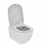 Ideal Standard Tesi - Závesné WC s doskou SoftClose, RimLS+, biela