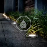 Philips myGarden - Vonkajšie zemné zápustné LED svietidlo, 2700 K, 3 W, nerez