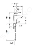 Duravit DuraStyle Basic - Umývadlová batéria, chróm