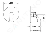 Duravit DuraStyle Basic - Sprchová batéria pod omietku, chróm