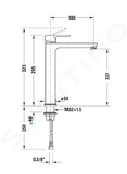 Duravit A.1 - Umývadlová batéria, chróm