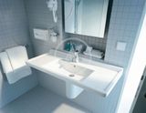 Duravit Starck 3 - Umývadlo, 85x49 cm, s prepadom, s otvorom na batériu, biela