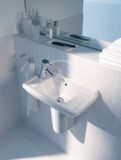 Duravit Starck 3 - Umývadielko 50x26 cm, bez otvoru na batériu, biela