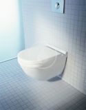 Duravit Starck 3 - Závesné WC, s WonderGliss, biela