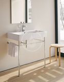 Duravit Vero - Umývadlo, 80x47 cm, s prepadom, s otvorom na batériu, WonderGliss, biela