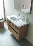 Duravit DuraStyle - Umývadlo 100x48 cm, s 1 otvorom na batériu, biela