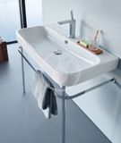 Duravit Happy D.2 - Umývadlo, 80x51 cm, s prepadom, s otvorom na batériu, biela