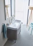 Duravit Happy D.2 - Umývadlo, 80x51 cm, s prepadom, s otvorom na batériu, biela