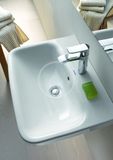 Duravit Happy D.2 - Umývadlo 100x51 cm, s 1 otvorom na batériu, biela