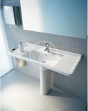 Duravit Starck 3 - Stĺp k umývadlu Starck 3, s WonderGliss, alpská biela