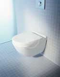 Duravit Starck 3 - Závesné WC, Rimless, HygieneGlaze, biela