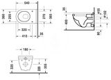 Duravit Starck 3 - Závesné WC s doskou SoftClose, biela
