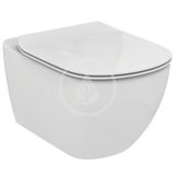 Geberit Kombifix - Modul na závesné WC s tlačidlom Sigma50, alpská biela + Ideal Standard Tesi - WC a doska