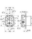 Grohe Rapido - Rapido T – termostatické teleso pod omietku