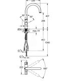 Grohe Red - Páková drezová batéria Duo, chróm