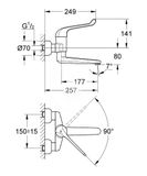 Grohe Euroeco Special - Páková umývadlová batéria, chróm