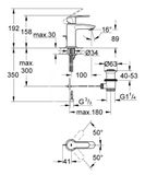 Grohe Eurostyle Cosmopolitan - Páková umývadlová batéria, chróm