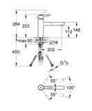 Grohe Concetto - Páková drezová batéria, supersteel