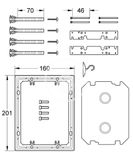 Grohe Príslušenstvo - Montážna súprava
