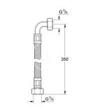 Grohe Príslušenstvo - Prípojná hadička, chróm