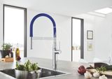 Grohe Essence - Hadica k drezovej batérii, modrá