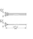 Grohe Essentials - Držiak na uteráky, supersteel