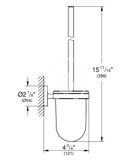 Grohe Essentials - Súprava na čistenie toalety, kefovaný Warm Sunset