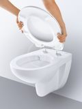 Grohe Bau Ceramic - Závesné WC, Rimless, alpská biela