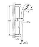 Grohe Tempesta New - Sprchová súprava, 1jet, chróm