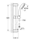 Grohe Tempesta New - Sprchová súprava, 1jet, chróm